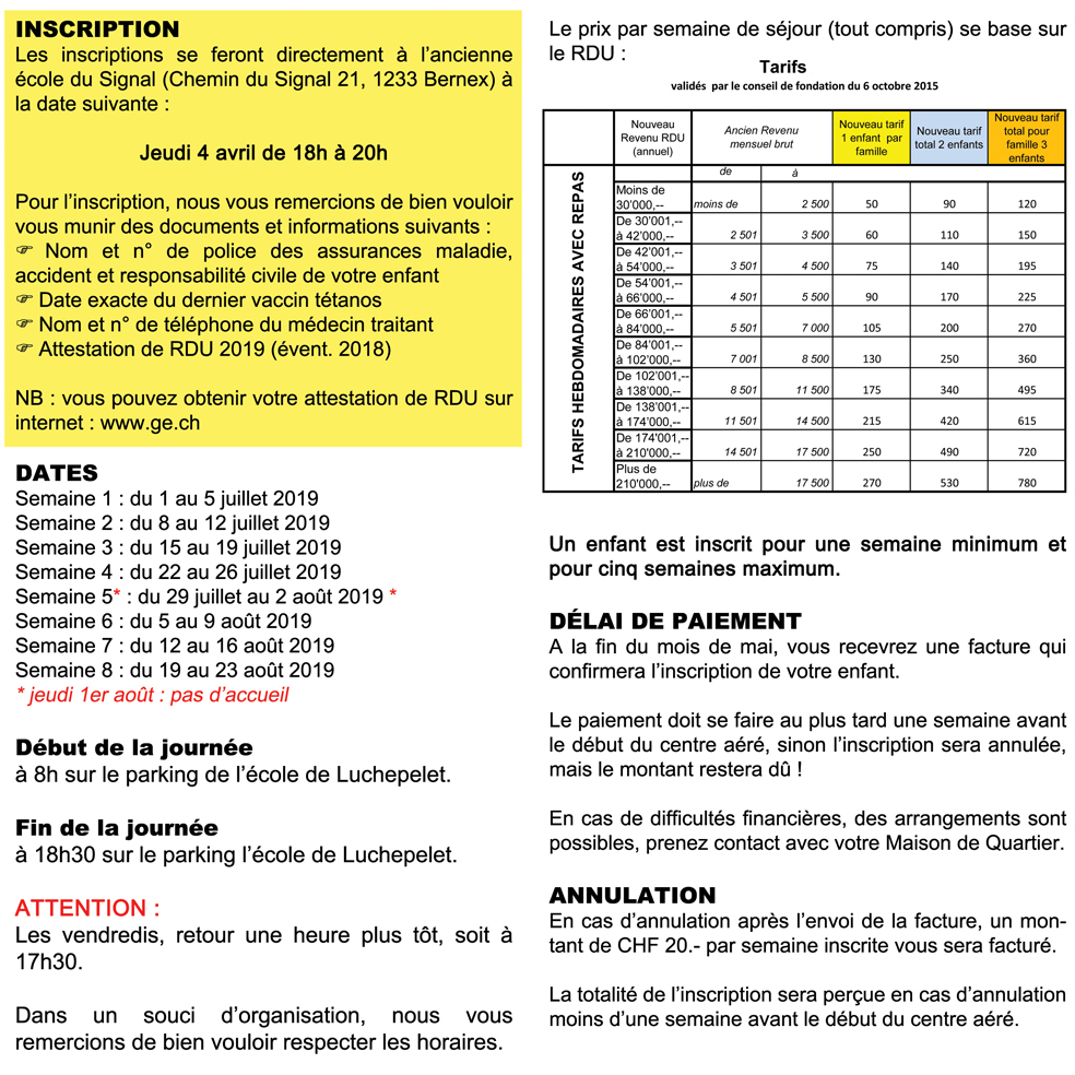 Infos